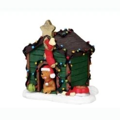 Lemax Decorated Light Doghouse - 02808