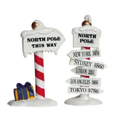 Lemax North Pole Signs - 64455