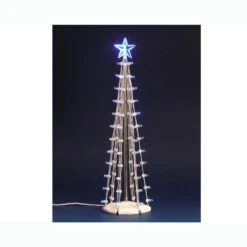 Lemax Lighted Silhouette Tree Blue 23cm - 74657