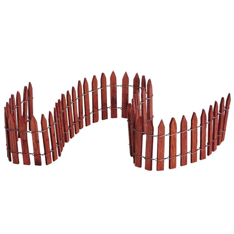 Lemax Wired Wooden Fence - 84813 3 Lemax Wired Wooden Fence - 84813