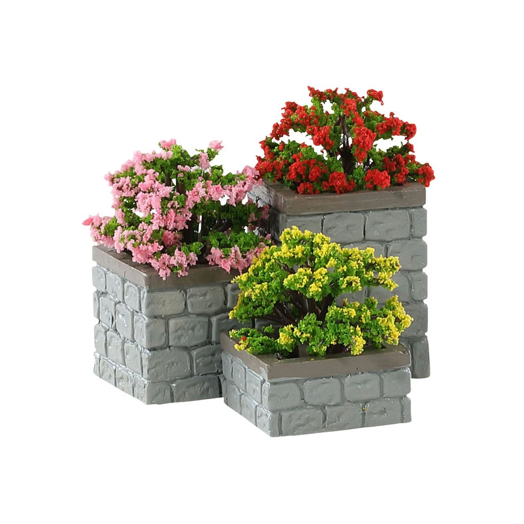Lemax Flower Bed Boxes - 84380 3 Lemax Flower Bed Boxes - 84380