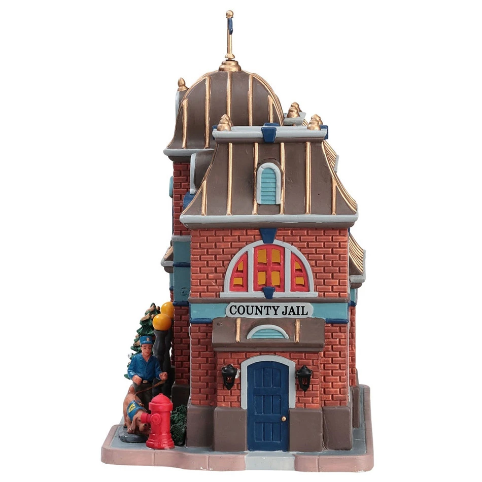 Lemax Rolling Hills Police Station Led - 55018 4 Lemax Rolling Hills Police Station Led - 55018 - immagine 2