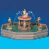 Lemax Lighted Village Square Fountain - 14663 -Lemax 0029396 lighted village square fountain 14663