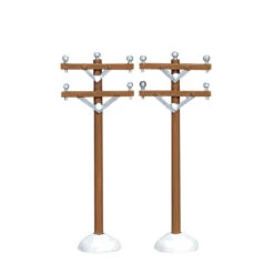 Lemax Telephone Poles - 64461