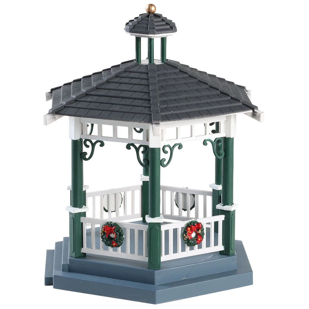 Lemax Victorian Park Gazebo - 83369 4 Lemax Victorian Park Gazebo - 83369 - immagine 2