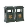 Lemax Green Trash Can - 84386 -Lemax 0029482 green trash can 84386