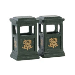 Lemax Green Trash Can - 84386