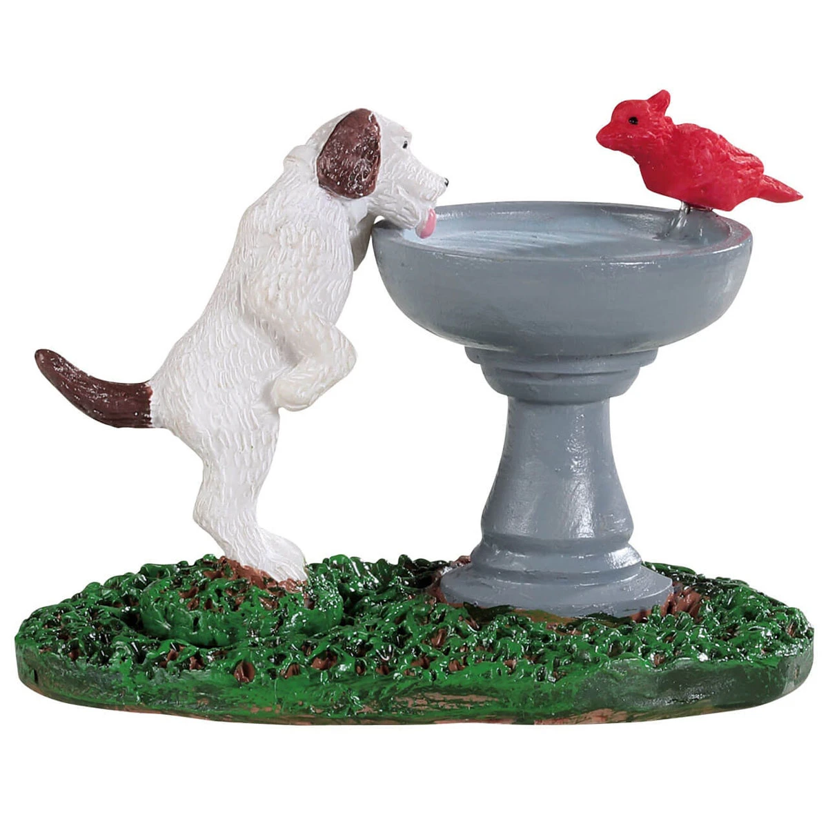 Lemax Bird Bath Dog Fountain - 94535 3 Lemax Bird Bath Dog Fountain - 94535