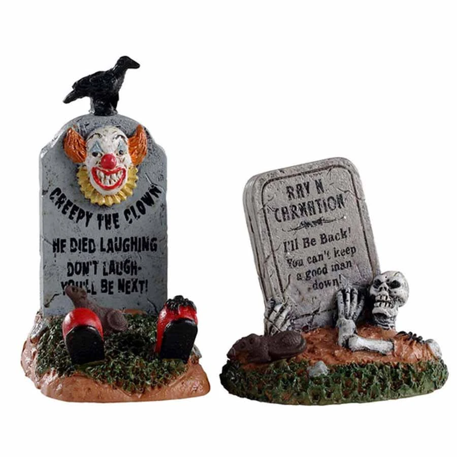 Lemax Crazy Headstones - 04711 3 Lemax Crazy Headstones - 04711