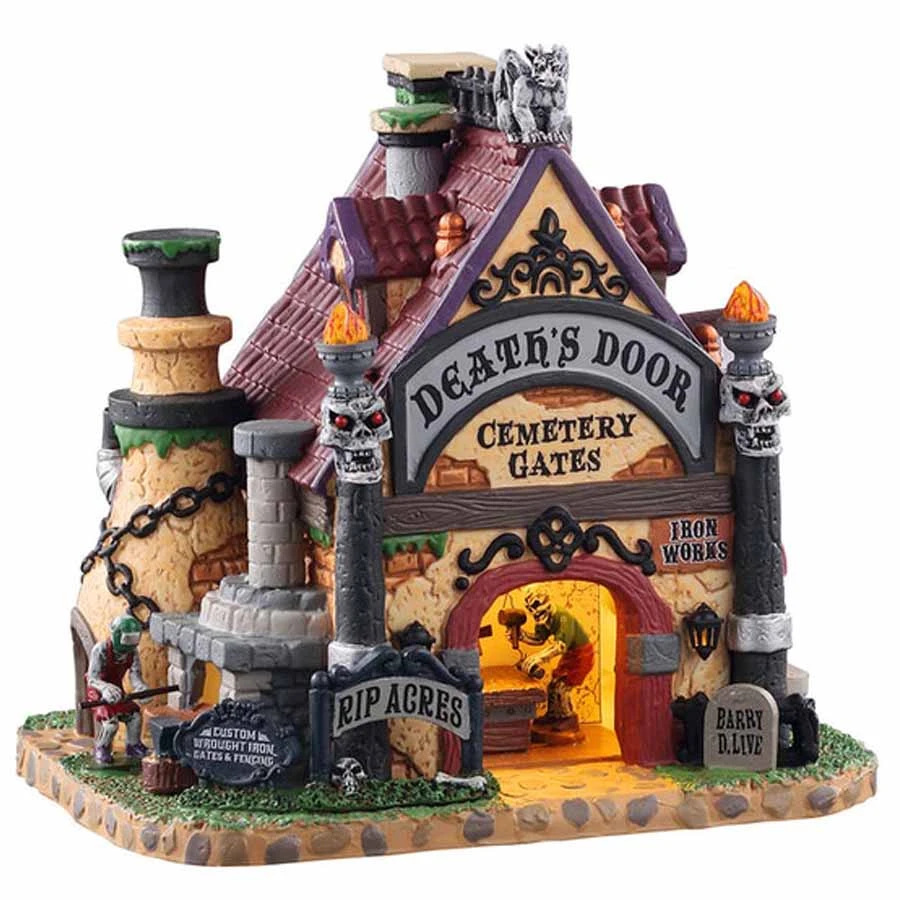 Lemax Death's Door Cemetery Gates Led - 05614 2 Lemax Death's Door Cemetery Gates Led - 05614