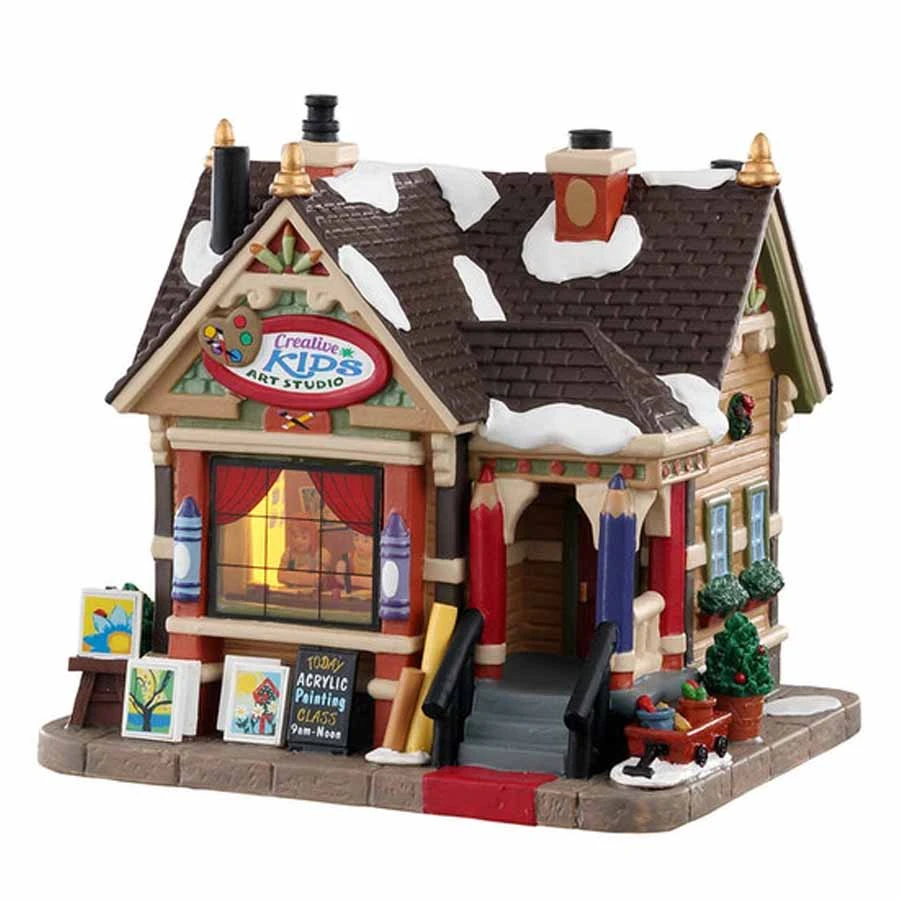 Lemax Creative Kids Art Studio Led - 05656 3 Lemax Creative Kids Art Studio Led - 05656