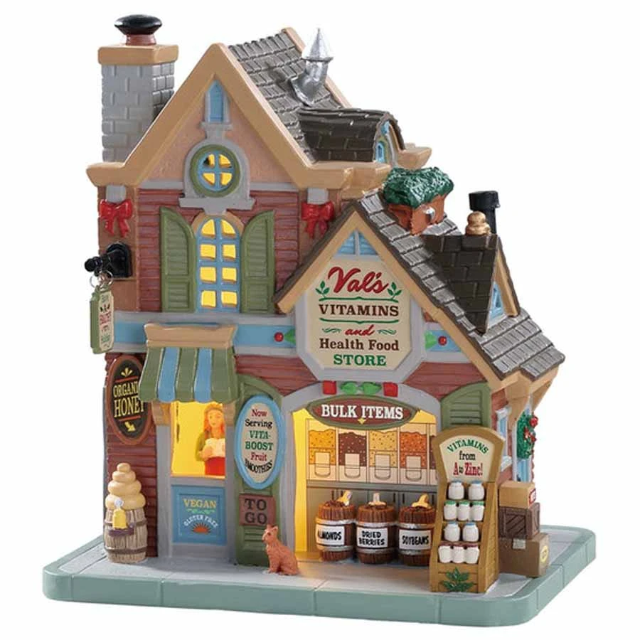 Lemax Val's Vitamins & Health Food Store Led - 85334 3 Lemax Val's Vitamins & Health Food Store Led - 85334
