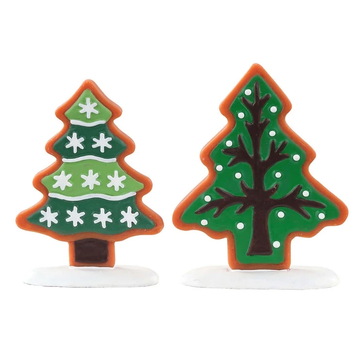 Lemax Sugar Cookie Trees, Set Di 2 - 04766 3 Lemax Sugar Cookie Trees, Set Di 2 - 04766