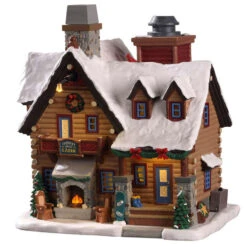 Lemax Thicket Falls Cabin - 05698