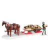 Lemax Firewood Delivery, Set Di 2 - 13559 -Lemax 0051592 firewood delivery set di 2 13559
