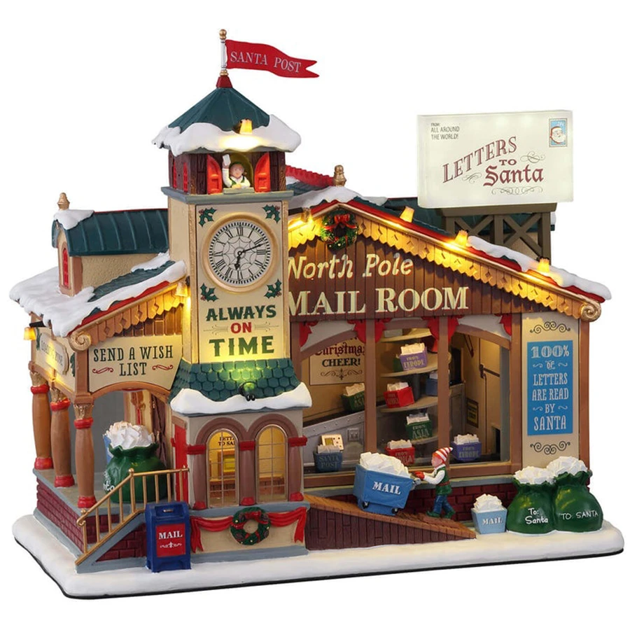 Lemax North Pole Mail Room - 15733 3 Lemax North Pole Mail Room - 15733
