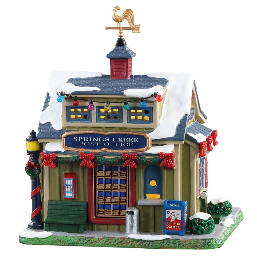 Lemax Springs Creek Post Office - 15778 3 Lemax Springs Creek Post Office - 15778
