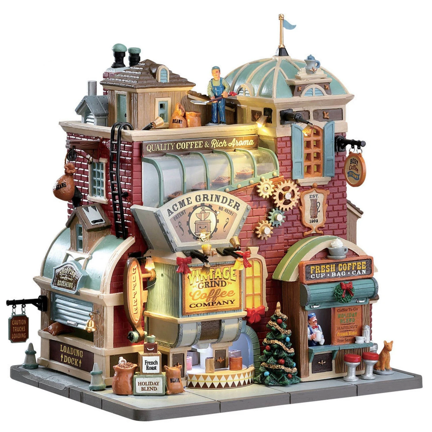 Lemax Vintage Grind Coffee Company - 75187 3 Lemax Vintage Grind Coffee Company - 75187