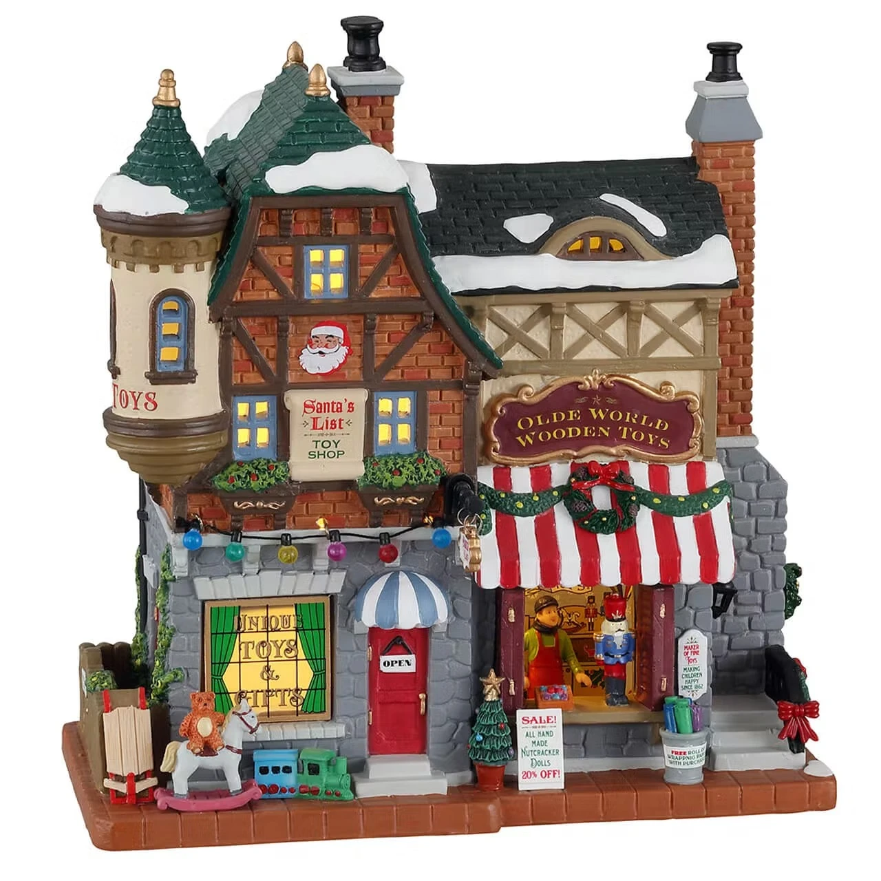Lemax Santa's List Toy Shop - 15798 3 Lemax Santa's List Toy Shop - 15798