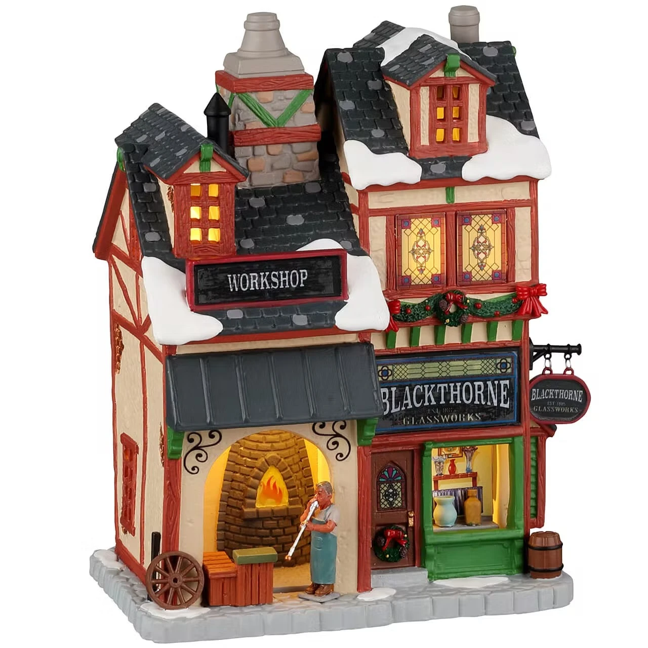 Lemax Blackthorne Glassworks - 25887 3 Lemax Blackthorne Glassworks - 25887