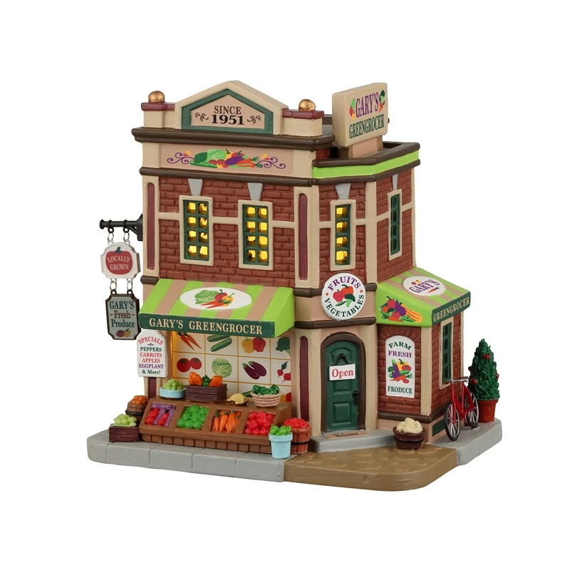 Lemax Gary's Greengrocer - 25886 3 Lemax Gary's Greengrocer - 25886