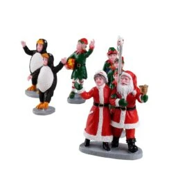 Lemax Santa's Elf Parade, Set Of 7 - 23592 5 Lemax Santa's Elf Parade, Set Of 7 - 23592 -Lemax 0087008 santas elf parade set of 7 23592