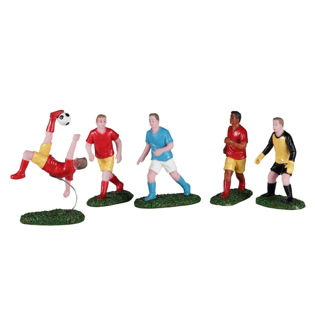 Lemax Playing Soccer, Set Of 5 - 02961 3 Lemax Playing Soccer, Set Of 5 - 02961