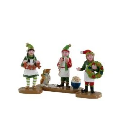 Lemax Crafty Elves, Set Of 3 - 22137