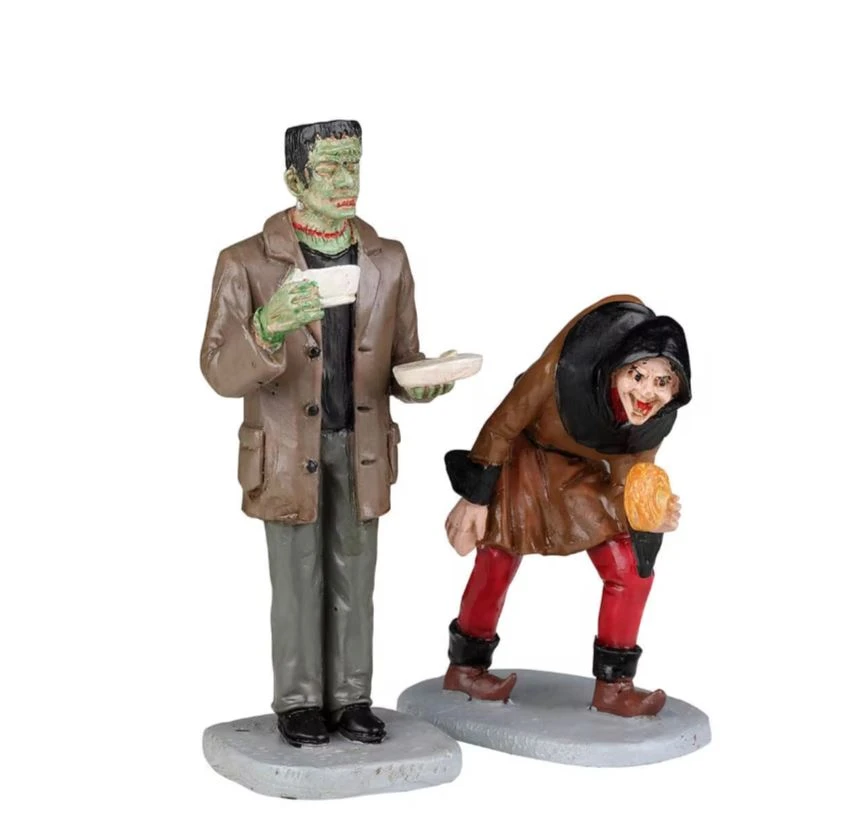 Lemax Monster Coffee Break, Set Of 2 - 22106 3 Lemax Monster Coffee Break, Set Of 2 - 22106